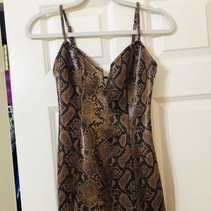 Snakeskin dress